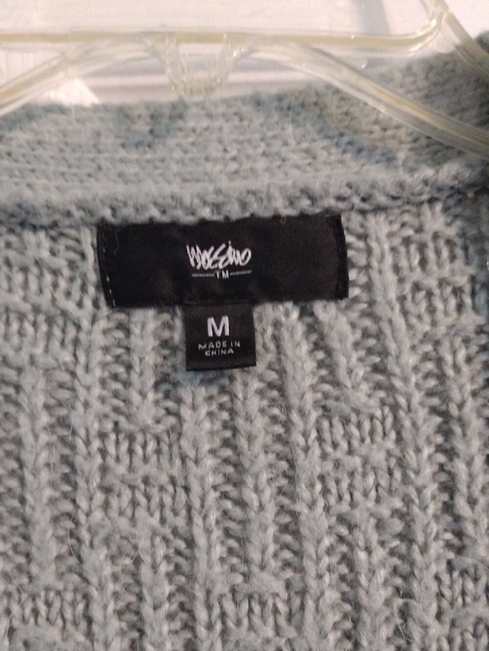 Mossimo Supply Co. Light Gray Open-Front Textured Cardigan - Picture 2 of 3